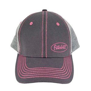 Peterbilt Motors Trucks Ladies Pink/Gray Pink Stitching BDA Jersey Cap/Hat
